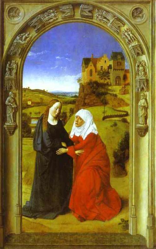 Dieric Bouts The Visitation. France oil painting art